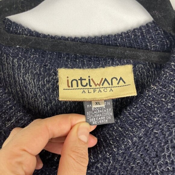 Intiwapa Vintage Alpaca- Pima Cotton-Blend Soft Pullover Sweater Mens Size Xl - Picture 2 of 8